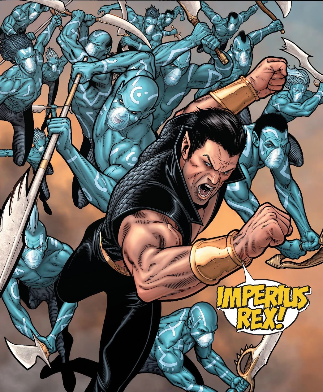 Atlantean soldiers