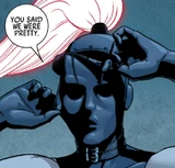 Singularity-headed Oubliette Midas (Exterminatrix)-like creatures (Earth-13928)