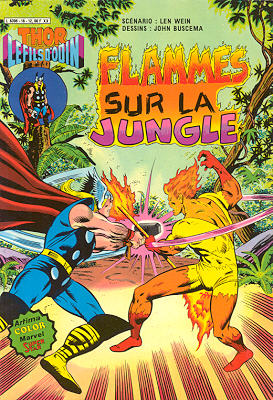 Thor le fils d'Odin - Flammes sur la jungle